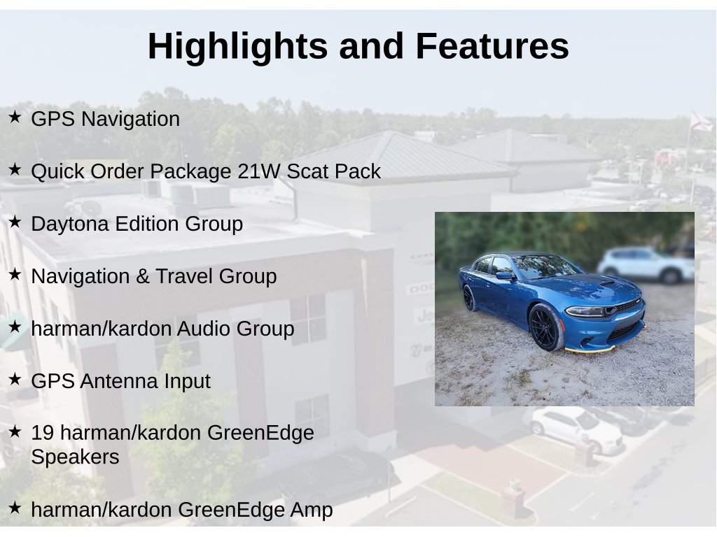 Used 2022 Dodge Charger Scat Pack w/ Daytona Edition Group RWD image 2