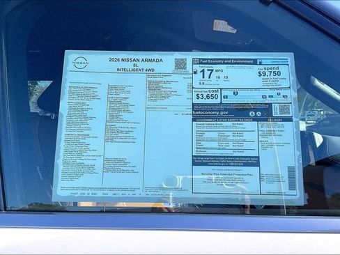 New 2026 Nissan Armada SL w/ Captain's Chari Seat Package AWD/4WD image 12