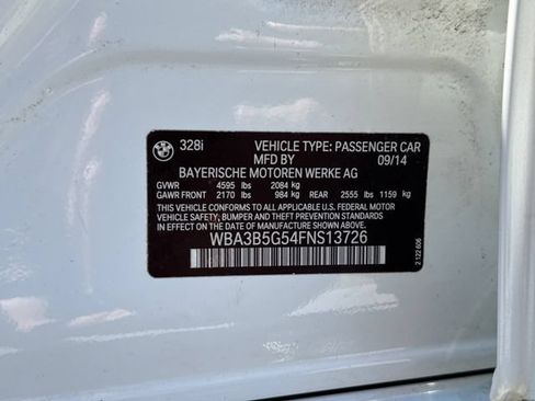 Used 2015 BMW 328i xDrive Sedan AWD/4WD image 17