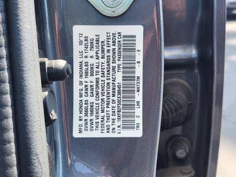Used 2012 Honda Civic LX image 12