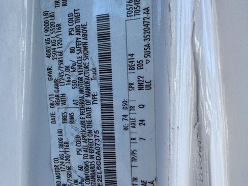 Used 2012 Ford E-250 and Econoline 250 w/ Commercial Cargo Van Pkg RWD image 22