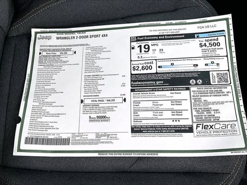 New 2026 Jeep Wrangler Sport image 22