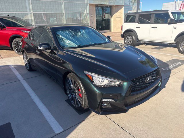 Used 2024 INFINITI Q50 Red Sport 400 w/ Black Opal Edition RWD image 2