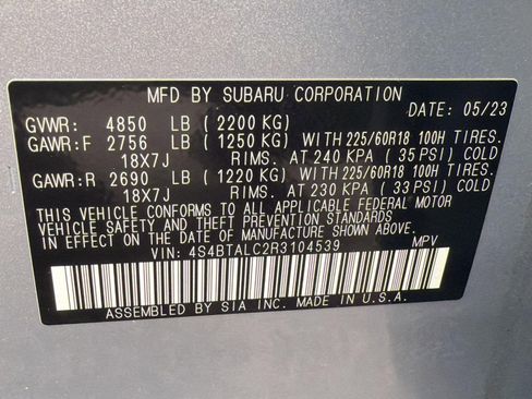 Used 2024 Subaru Outback Onyx Edition AWD/4WD image 19