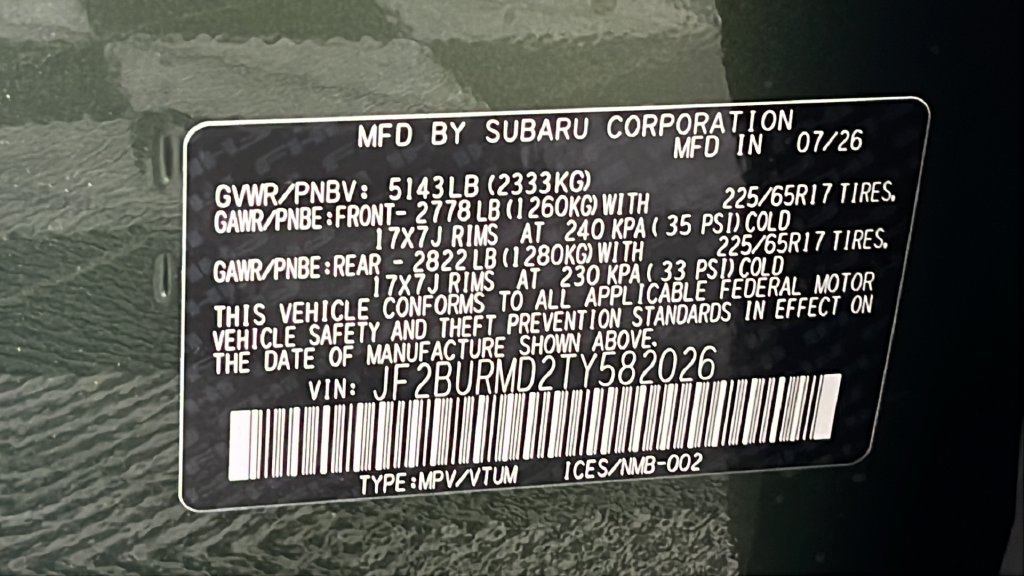 New 2026 Subaru Outback Wilderness AWD/4WD image 39