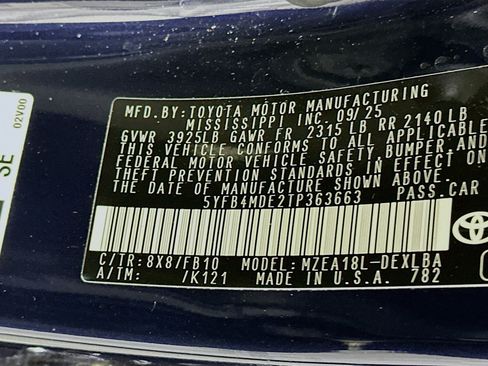 Used 2026 Toyota Corolla LE FWD image 12