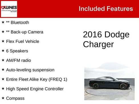 Used 2016 Dodge Charger Police w/ Fleet Park Assist Group image 2