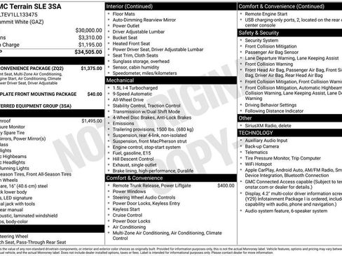 Certified 2020 GMC Terrain SLE w/ Driver Convenience Package AWD/4WD image 23