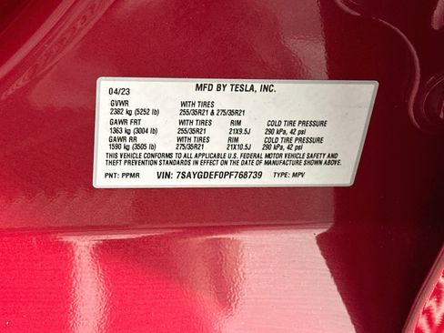 Used 2023 Tesla Model Y Performance AWD/4WD image 12