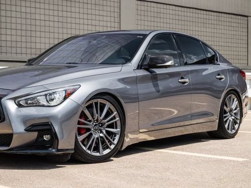 Used 2021 INFINITI Q50 Red Sport 400 w/ Proactive Package RWD image 38