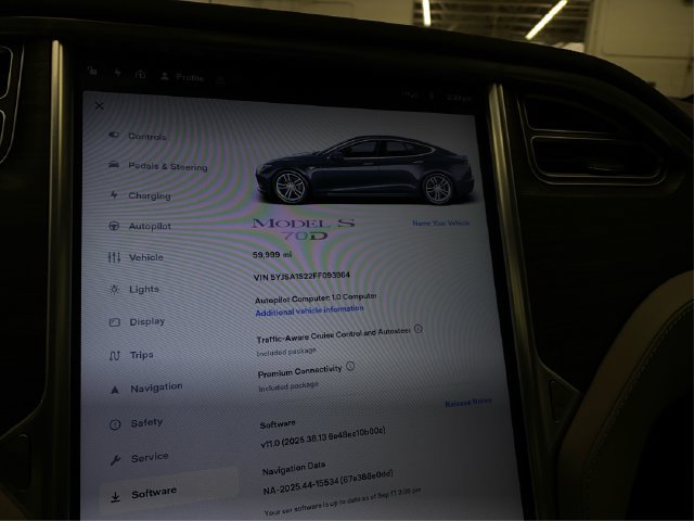 Used 2015 Tesla Model S 70D AWD/4WD image 22