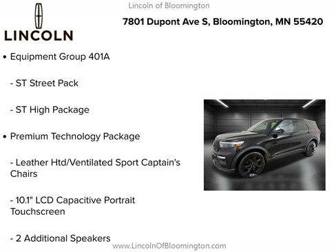 Used 2021 Ford Explorer ST w/ Equipment Group 401A image 5