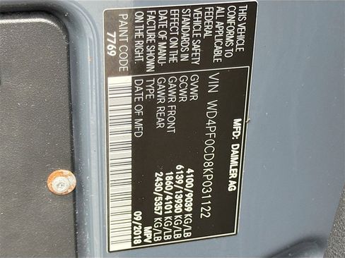 Used 2019 Mercedes-Benz Sprinter 144 image 19