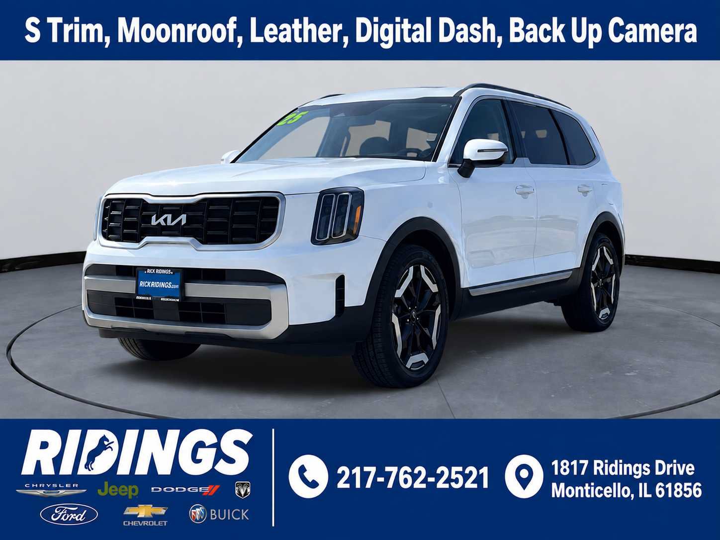 Used 2024 Kia Telluride S w/ S Sunroof Package FWD image 1