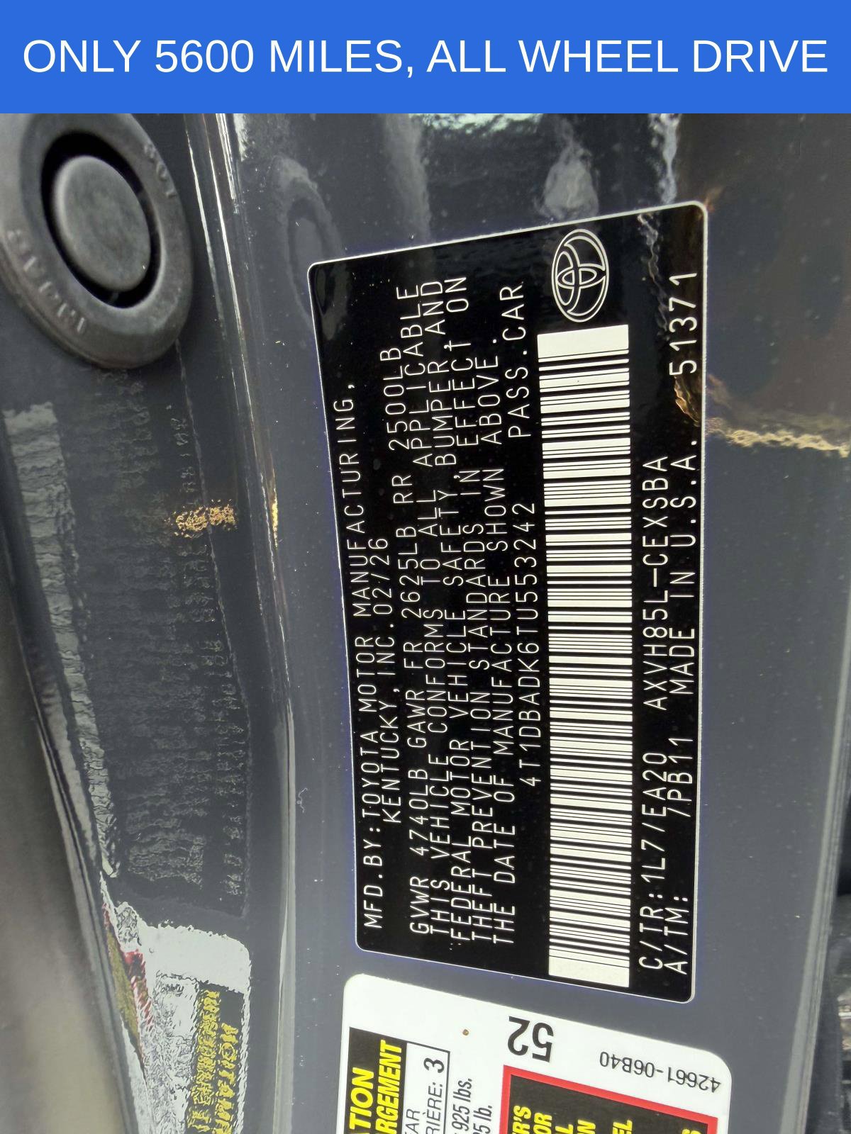 Certified 2026 Toyota Camry SE w/ Convenience Package AWD/4WD image 19