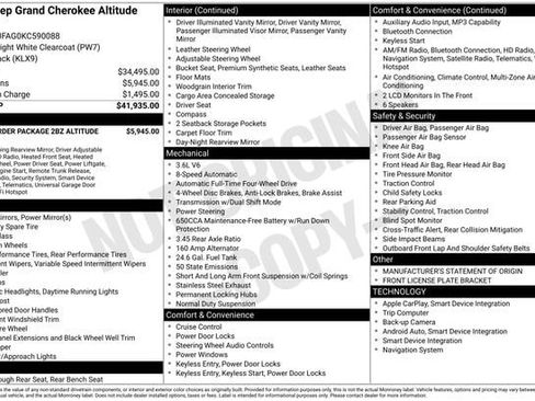 Used 2019 Jeep Grand Cherokee Altitude image 6