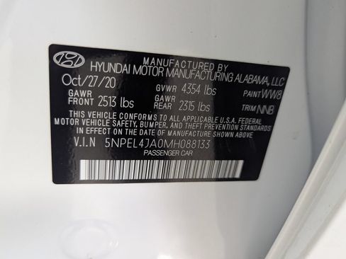 Certified 2021 Hyundai Sonata SEL FWD image 28
