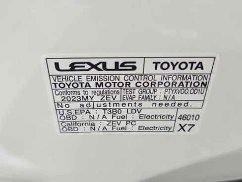 Used 2023 Lexus RZ 450e Premium w/ Accessory Package (2T) AWD/4WD image 59