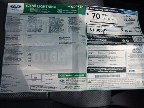 Used 2023 Ford F150 Lightning Lariat w/ Equipment Group 511A High AWD/4WD image 26