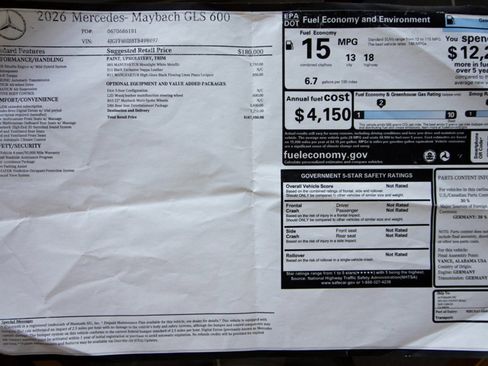 Used 2026 Mercedes-Benz Maybach GLS 600 image 81