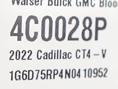 Used 2022 Cadillac CT4 V Blackwing w/ Carbon Fibre 1 Package RWD image 24