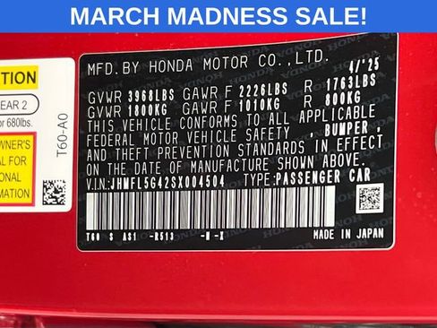 Used 2025 Honda Civic Type R image 30