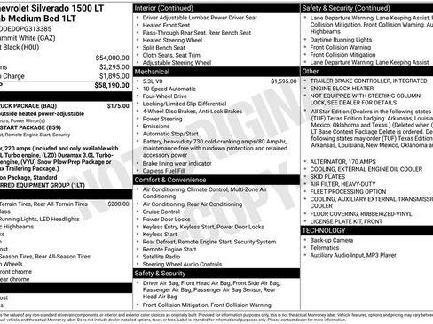 Used 2023 Chevrolet Silverado 1500 LT w/ Work Truck Package AWD/4WD image 3