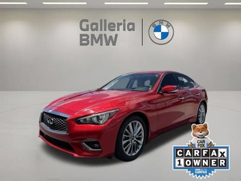 Used 2023 INFINITI Q50 Luxe w/ Cargo Package RWD image 1