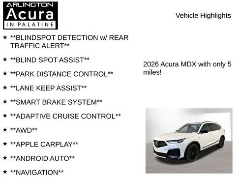 New 2026 Acura MDX A-Spec image 7
