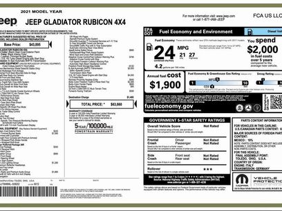 Certified 2021 Jeep Gladiator Rubicon