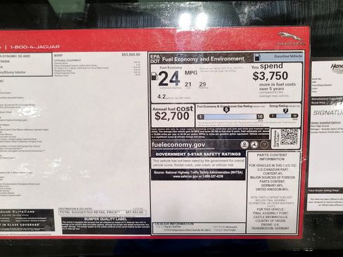 New 2024 Jaguar XF R-Dynamic SE image 21