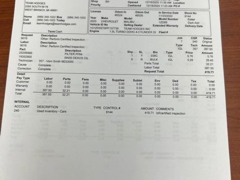 Certified 2023 Chevrolet Malibu LT w/ Driver Confidence Package image 34