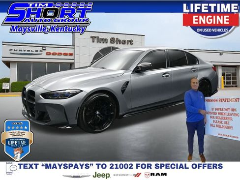 Used 2023 BMW M3 Competition w/ M Carbon Exterior Package AWD/4WD image 1