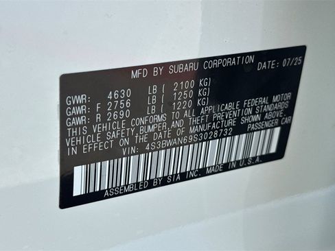 New 2025 Subaru Legacy Limited image 37