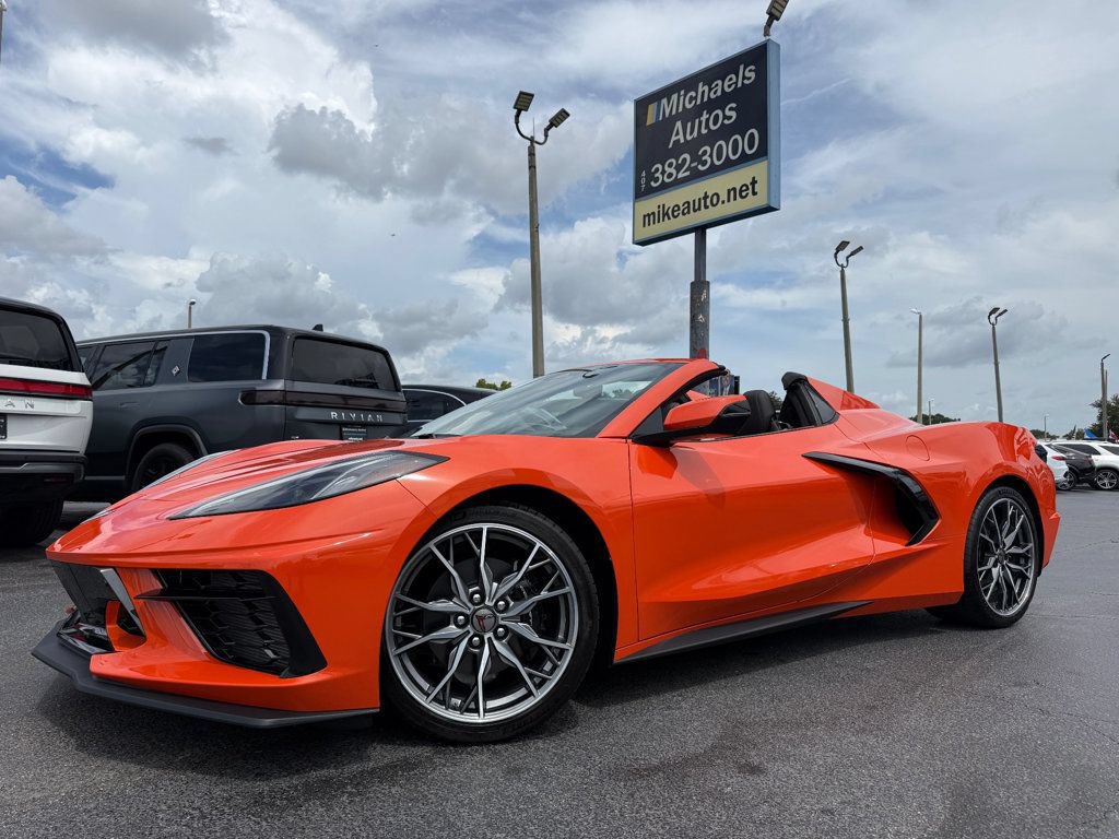 Used 2026 Chevrolet Corvette Stingray Premium Conv w/ Chrome Exterior Badge Package RWD image 1