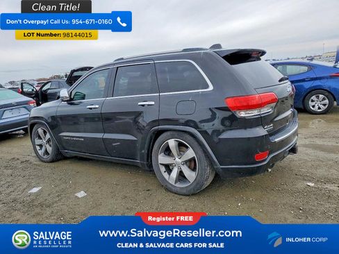 Used 2014 Jeep Grand Cherokee Overland w/ Advanced Technology Group AWD/4WD image 3