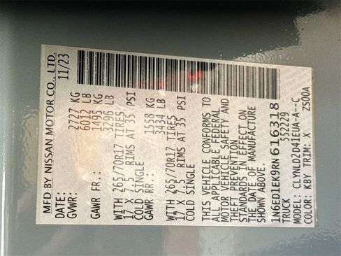 Used 2024 Nissan Frontier PRO-4X w/ Technology Package image 28