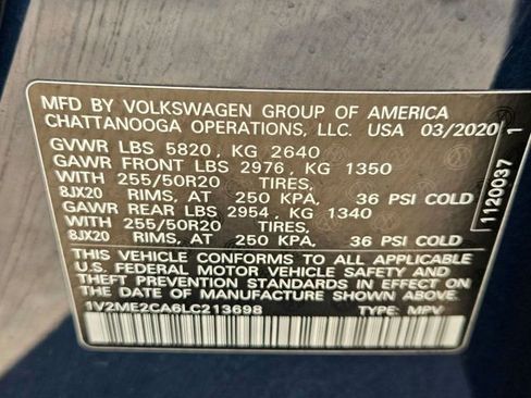 Used 2020 Volkswagen Atlas Cross Sport SEL AWD/4WD image 23