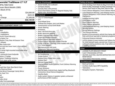 Used 2025 Chevrolet TrailBlazer LT image 24