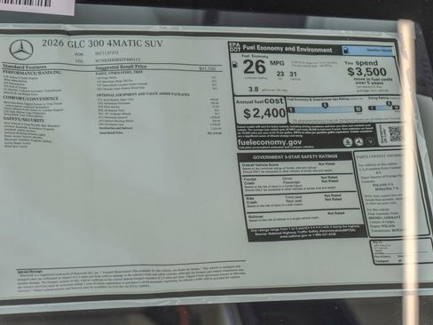 New 2026 Mercedes-Benz GLC 300 4MATIC image 36