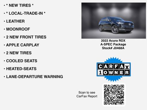 Used 2022 Acura RDX A-Spec AWD/4WD image 7