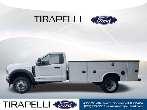 Used 2024 Ford F550 4x4 Regular Cab Super Duty w/ Snow Plow Prep Package image 3
