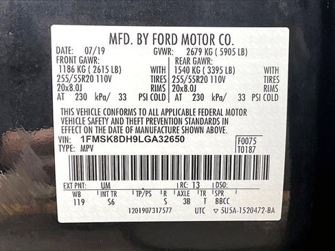 Used 2020 Ford Explorer XLT w/ Equipment Group 202A image 36