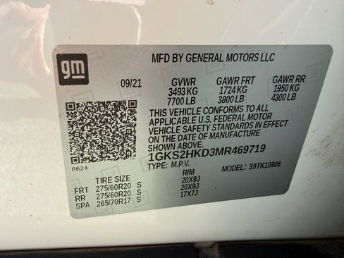 Used 2021 GMC Yukon XL AT4 w/ Rear Media and Nav Package image 47