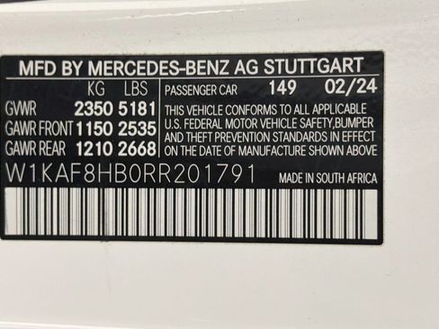 Certified 2024 Mercedes-Benz C 43 AMG 4MATIC Sedan image 26