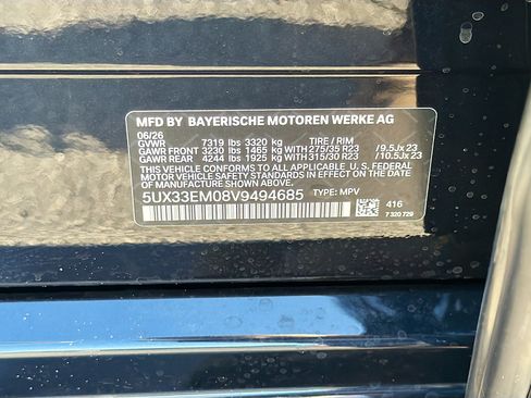 New 2027 BMW X7 M60i AWD/4WD image 44