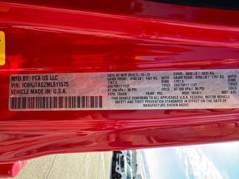 Used 2021 Jeep Gladiator Sport AWD/4WD image 28