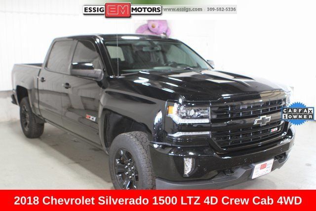 Used 2018 Chevrolet Silverado 1500 LTZ Z71 w/ Midnight Edition AWD/4WD image 1