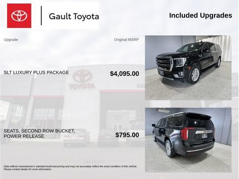 Used 2021 GMC Yukon XL SLT w/ SLT Luxury Plus Package AWD/4WD image 4
