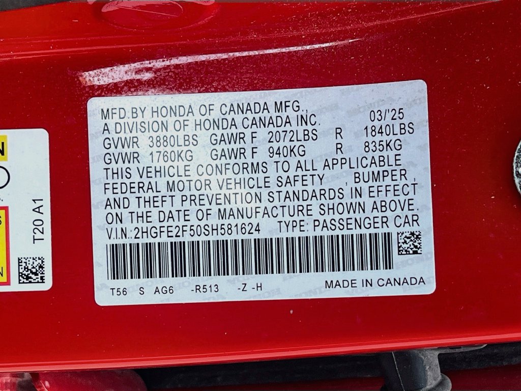 Used 2025 Honda Civic Sport image 30